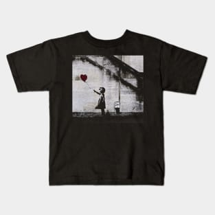 Banksy Girl and Balloon Kids T-Shirt